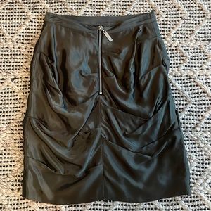 WALTER Silky Tiered Pencil Skirt 0